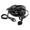 GFCI à caisson quad calibre 12/5 SOOW LEX noir, 15,2&nbsp;m avec espacement de 6,1&nbsp;m