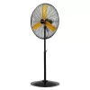 Ventilateur sur pied Pinnacle noir et jaune, 61 cm