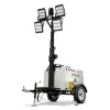 TOUR D’ÉCLAIRAGE GENERAC blanche et noire, 15 À 20 kW DEL VERT MAST