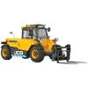 Chariot chariot élévateur électrique JCB jaune à portée variable