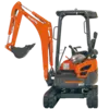 excavatrice 1,0 à 1,9 T
