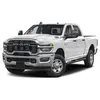Camionnette CHEVROLET blanche de 3/4 tonnes, cabine double, quatre 4WD, diesel, garniture standard