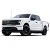 Camionnette FORD blanche de 1/2 tonne, cabine double, quatre 4WD, électrique, portée étendue