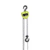 Palan à chaîne manuel AMH jaune, noir et argent, 1/2 tonne