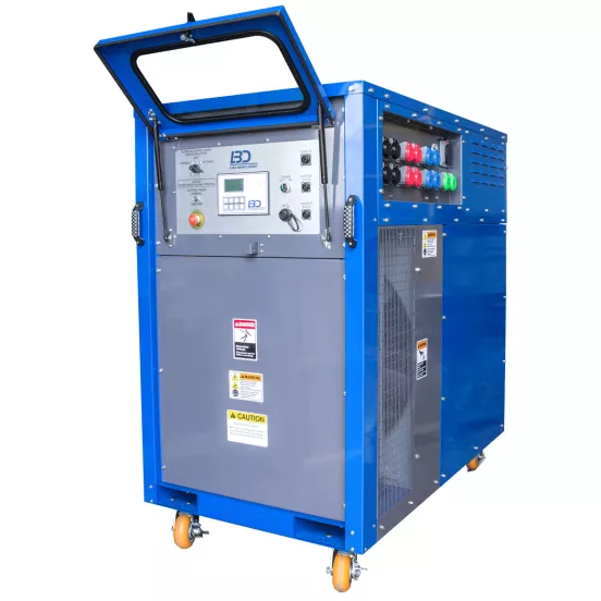 Banc d’essai résistif de 200 kW bleu