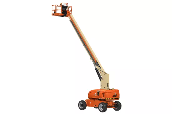 JLG orange et beige 23,2 à 24,4&nbsp;m Nacelle élévatrice télescopique, diesel ou essence/GPL