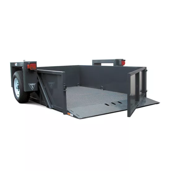 Remorque pour équipement hydraulique JLG noir