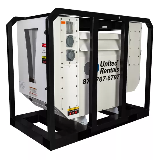 Transformateur abaisseur de 1 000 kVA blanc et noir, 4 160 V à 480 V