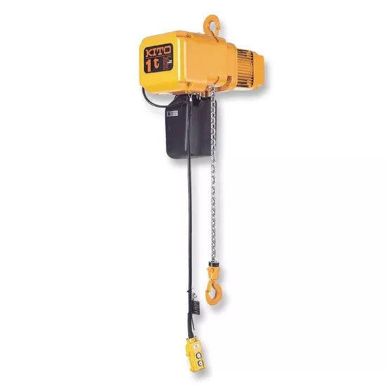 Palan à chaîne électrique Kito jaune