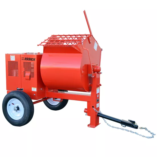 Malaxeur de mortier MULTIQUIP rouge, 0,25 m³, essence