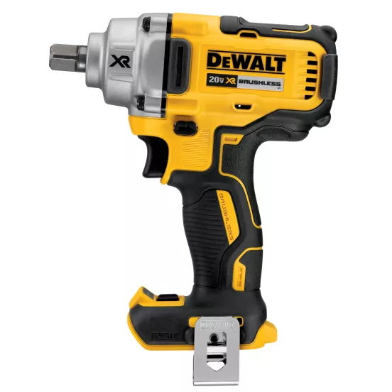 Clé à chocs DEWALT jaune, noire et argent, 1,3 cm, électrique sans fil
