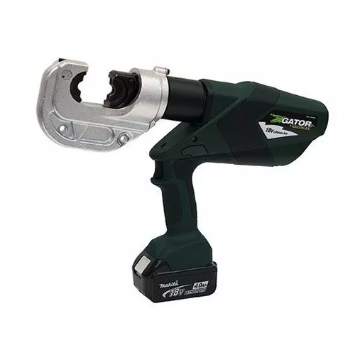 Pince à sertir GREENLEE verte et argent, sans fil