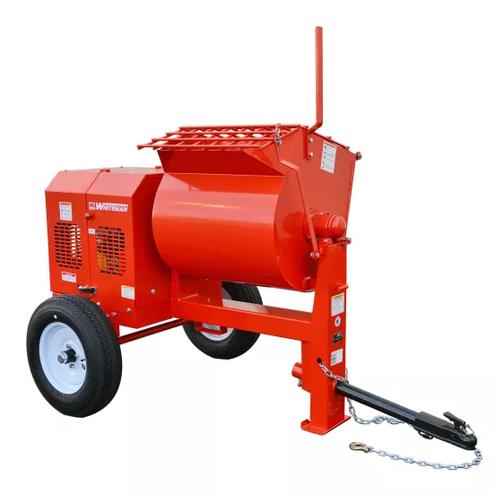 Malaxeur de mortier MULTIQUIP rouge, 0,20 m³, essence