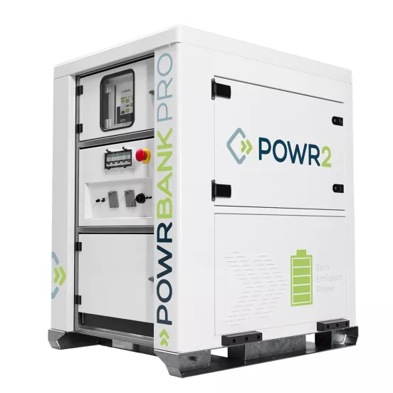Système de stockage d’énergie par batterie 208 V blanc