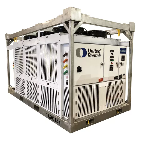 Refroidisseur refroidi à l’air SMARTCOOL beige et argent, 100 tonnes, 460 V, électrique