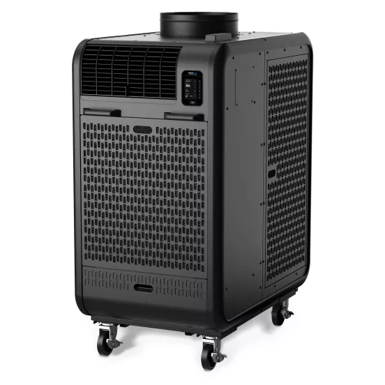 Climatiseur portatif DENSO noir de 5 tonnes, 60 000 BTU, 208 V, électrique