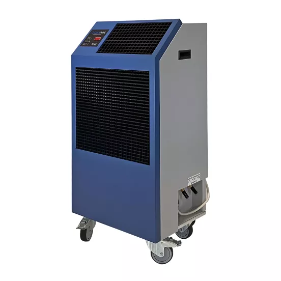 Climatiseur portatif refroidi à l’eau OCEANAIRE bleu, gris et noir, 1,5 tonne, 18 000 BTU, 115 V