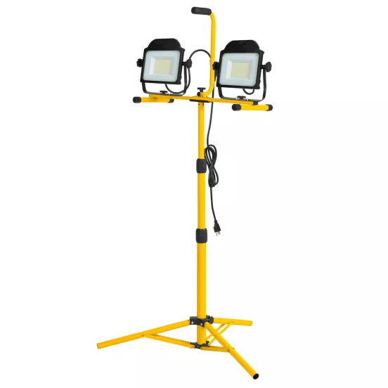 Support d’éclairage portatif SOUTHWIRE jaune et noir, 1 000 W, halogène