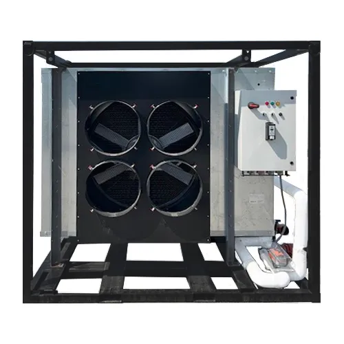 Centrale de traitement d’air basse température Trane noire et argent, 30 tonnes, 460 V