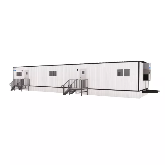 18 m x 4 m Remorque de bureau, 2 bureaux
