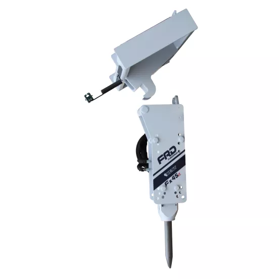 Disjoncteur hydraulique Furukawa blanc pour chargeuse à direction à glissement