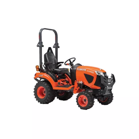 Tracteur compact KUBOTA orange et noir de 24 à 25 ch
