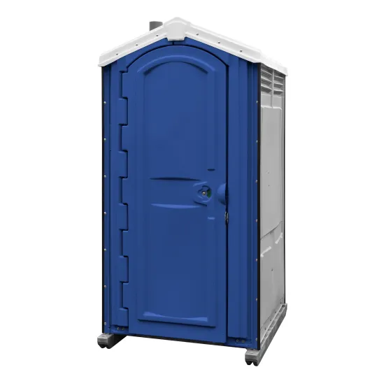 Toilette portative améliorée satellite bleue avec évier