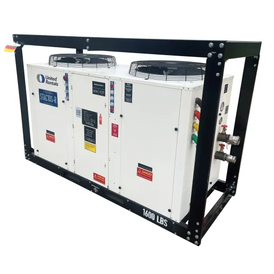 Refroidisseur refroidi à l’air COMBINÉ blanc et noir de 10 à 12 tonnes, 460V