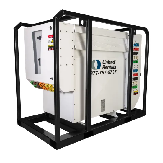 Transformateur abaisseur GENERIC 300 kVA blanc et noir, 480/600 V à 120/208 V