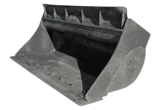 Inclinaison du godet – 26 à 30 tonnes