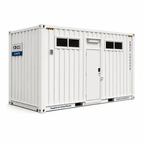 Bloc d’ablution de site de 6 m