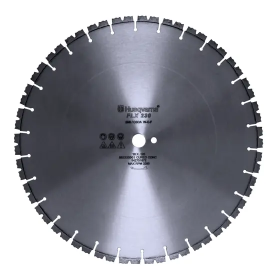 Lame diamantée en béton Husqvarna de 61 cm
