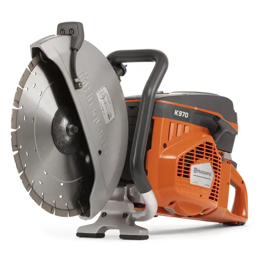 Ébouteuse HUSQVARNA orange, noire et grise, 41 cm, essence