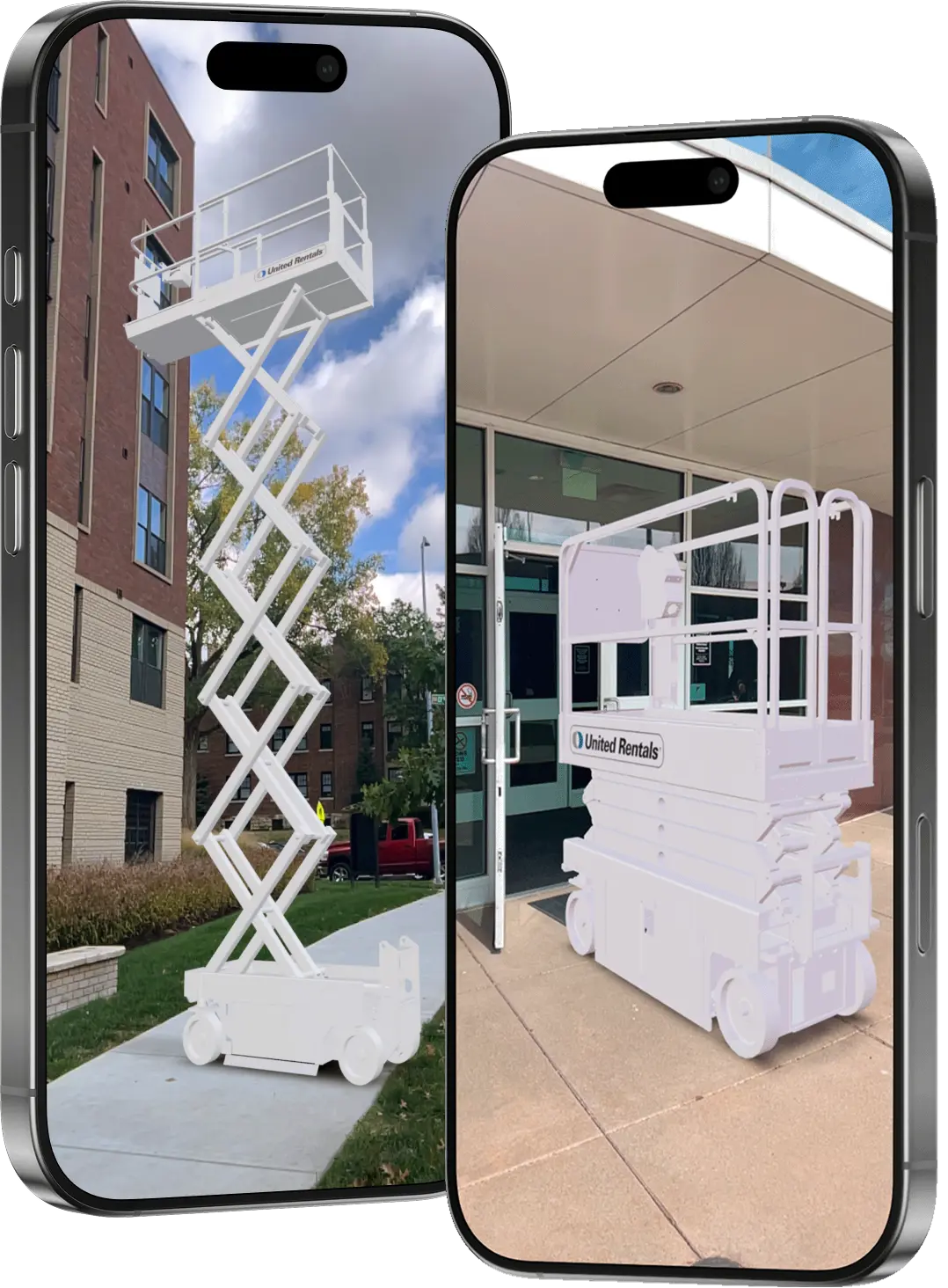 Téléphone montrant la visualisation de l’équipement extérieur